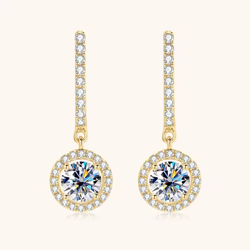Lucine Moissanite Earring
